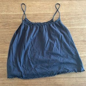 Black American Eagle lose fit crop tank top size small